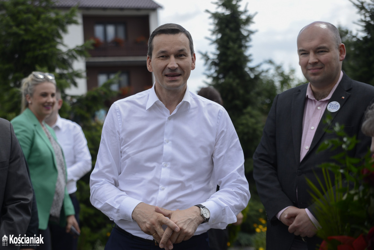 Premier Mateusz Morawiecki odwiedził Bieżyń i Lubiń [ZDJĘCIA]