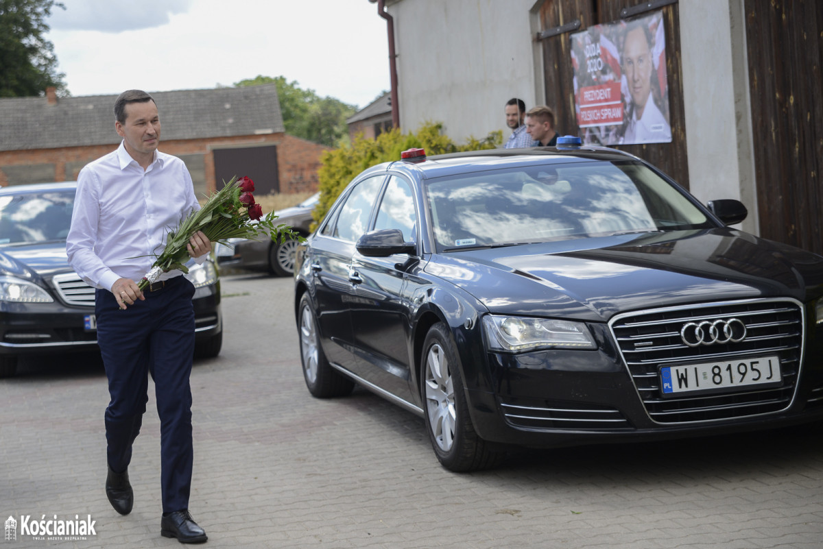 Premier Mateusz Morawiecki odwiedził Bieżyń i Lubiń [ZDJĘCIA]