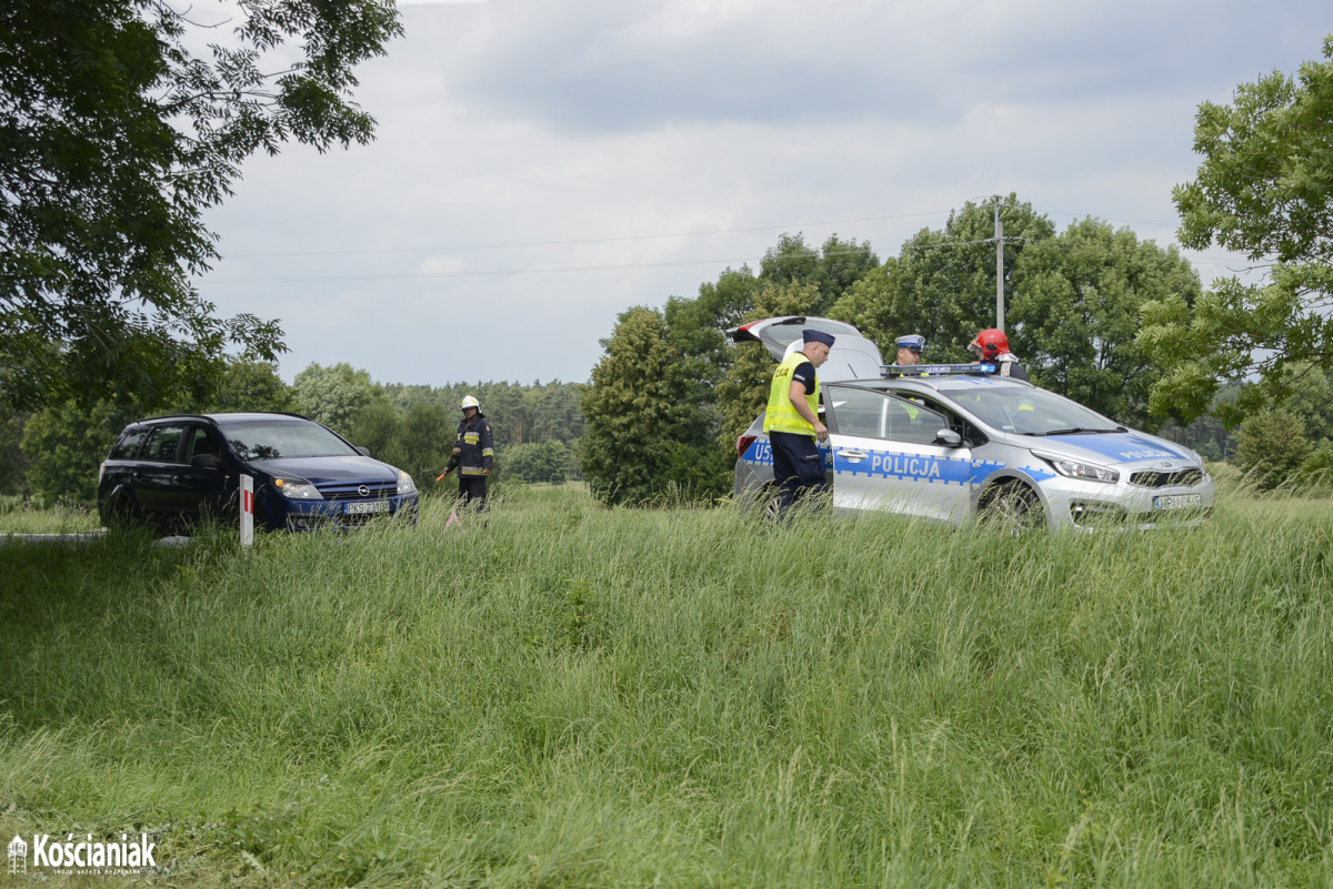 Zderzenie osobówki z ciężarówką w Racocie