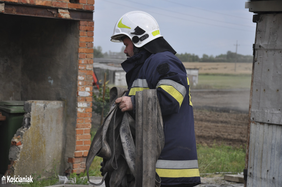 Pożar zboża na pniu