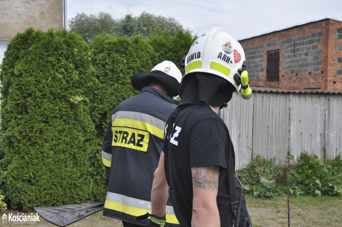 Pożar zboża na pniu