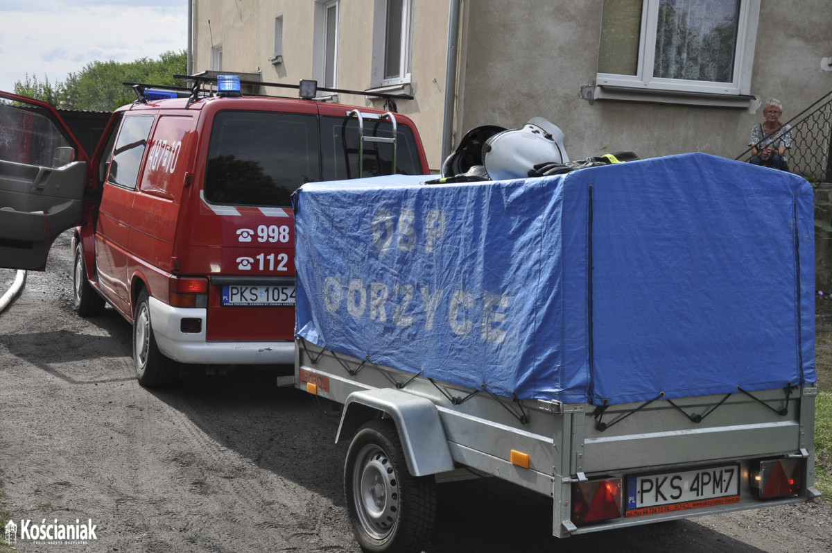 Pożar zboża na pniu