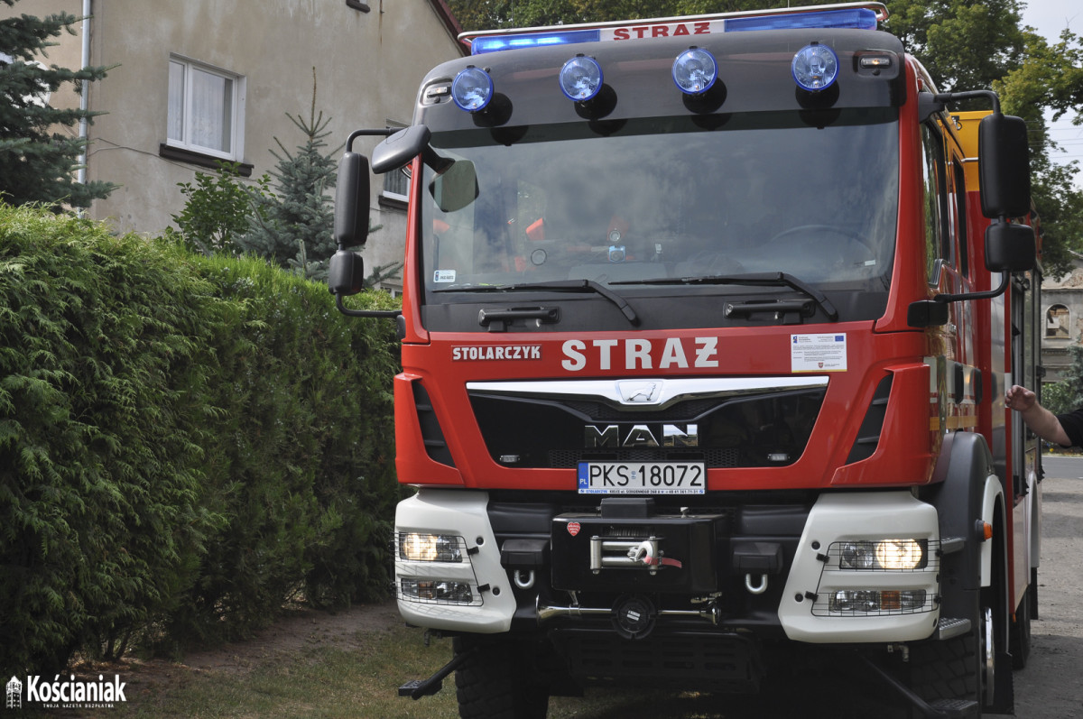 Pożar zboża na pniu