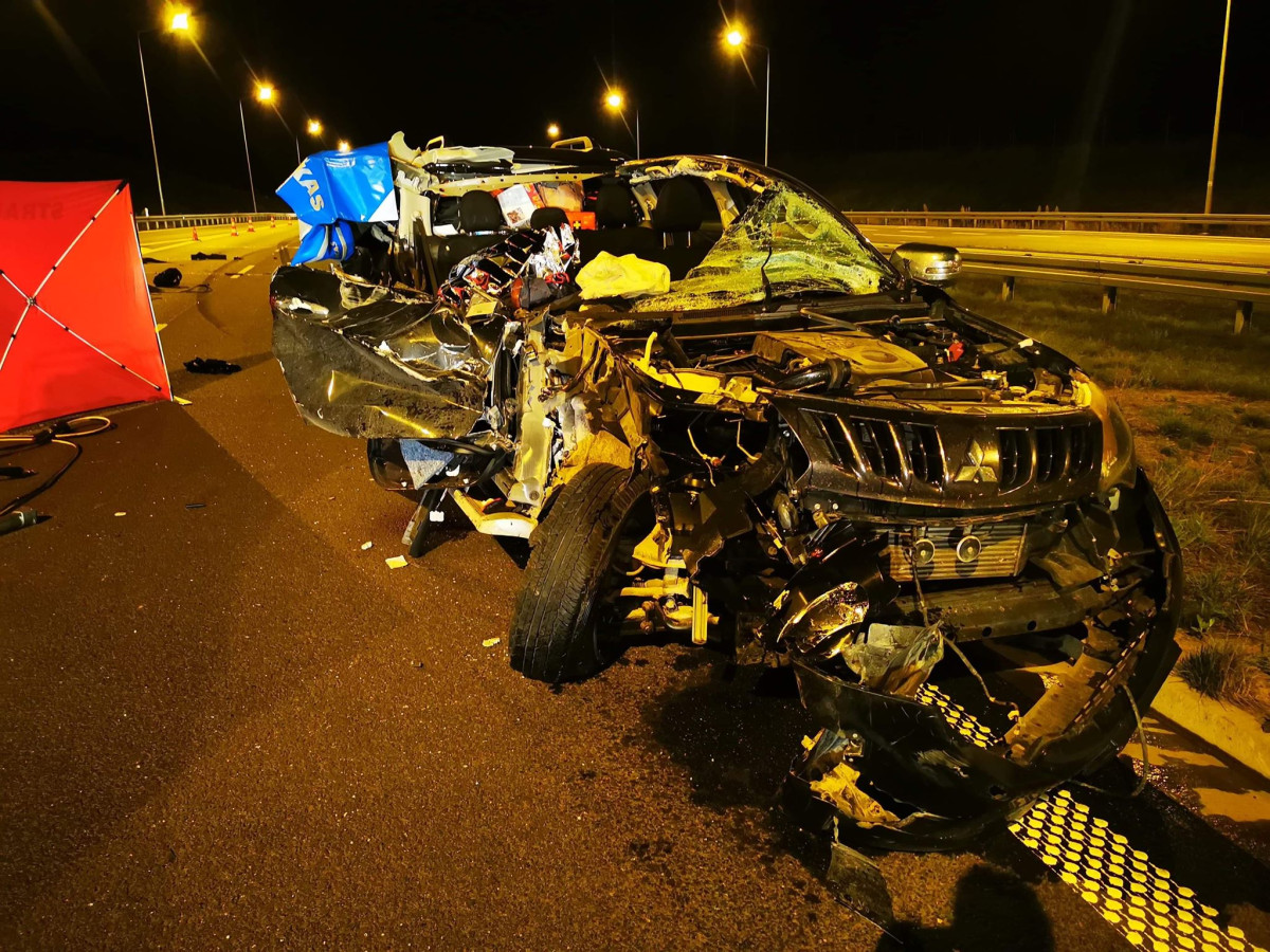 Śmiertelny wypadek na S5. Zginął 43-letni pasażer