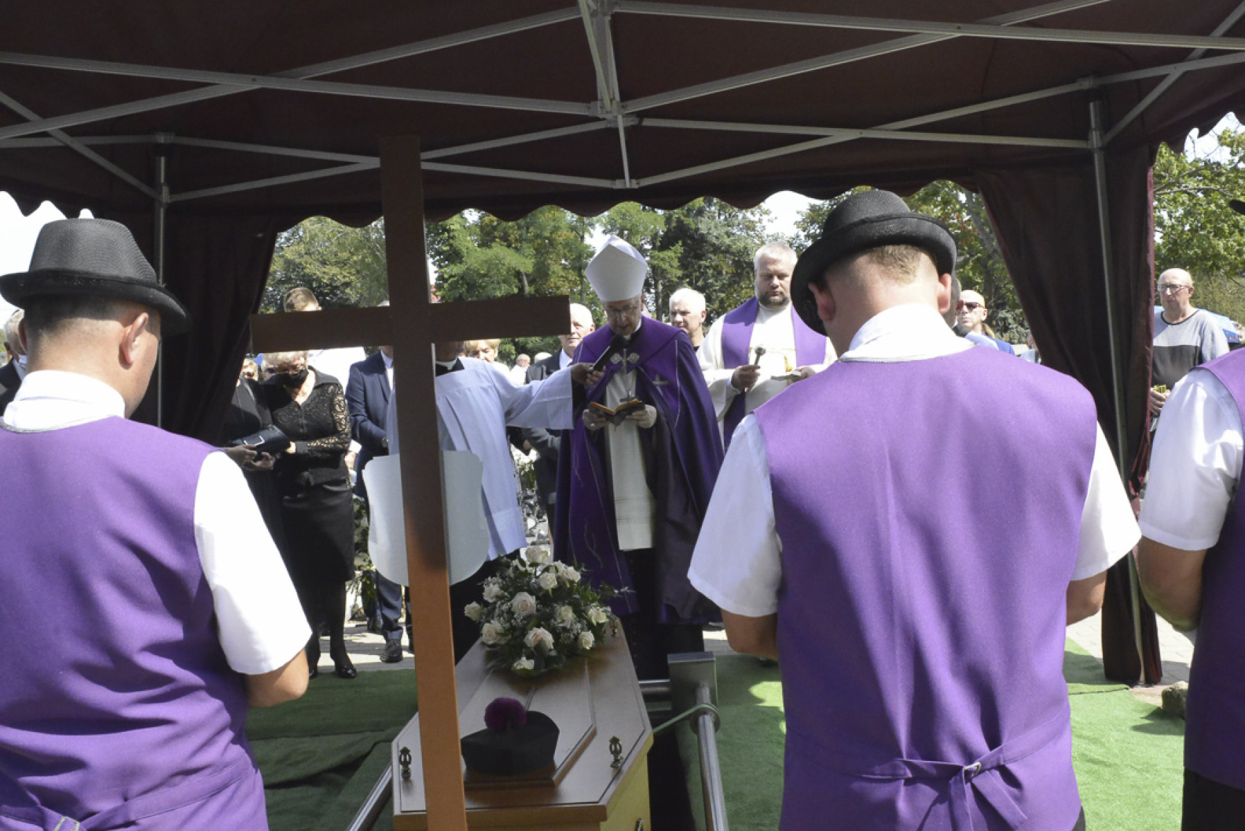 Pogrzeb księdza Fołczyńskiego ze Śmigla