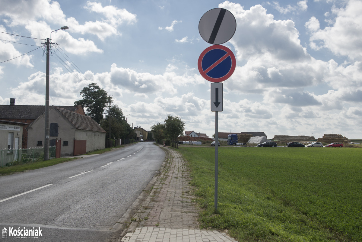 Chodnik w Nacławiu już teraz, za jakiś czas ścieżka do Gryżyny