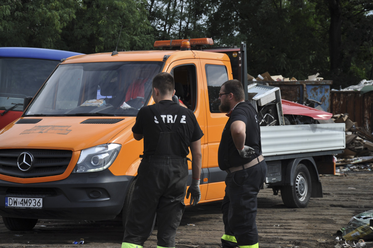 Charytatywna zbiórka złomu dla Ani i Łukasza [ZDJĘCIA]