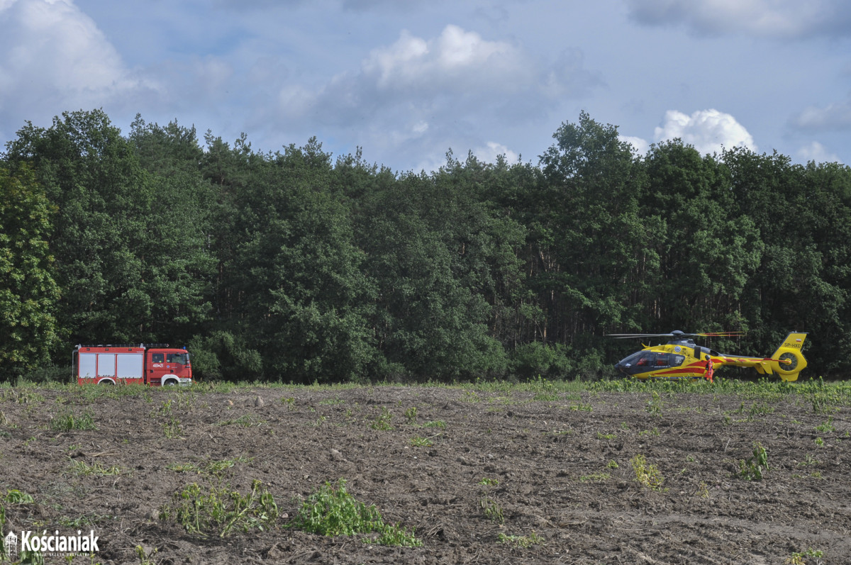 Kobieta spadła z konia w Racocie. Przyleciał po nią śmigłowiec [AKTUALIZACJA]