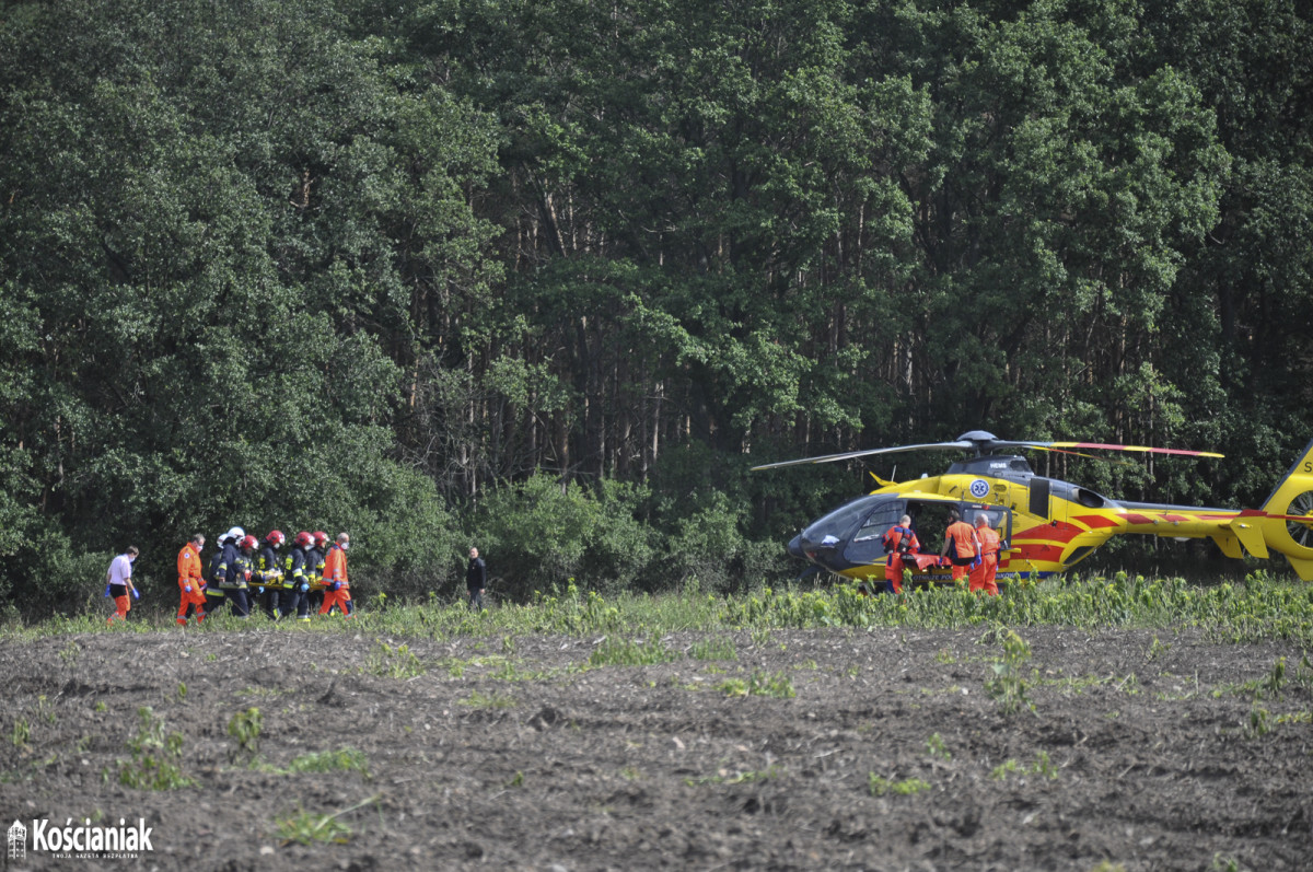 Kobieta spadła z konia w Racocie. Przyleciał po nią śmigłowiec [AKTUALIZACJA]