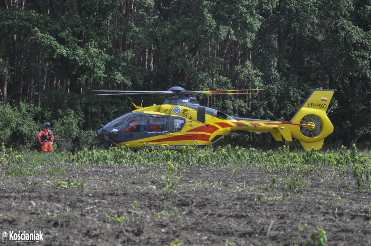 Kobieta spadła z konia w Racocie. Przyleciał po nią śmigłowiec [AKTUALIZACJA]
