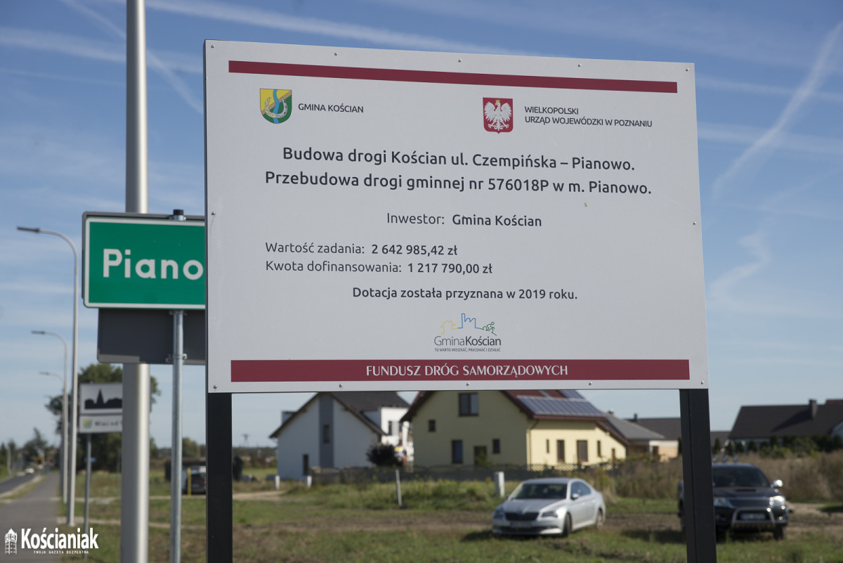 Droga z Pianowa do Czempińskiej oficjalnie otwarta