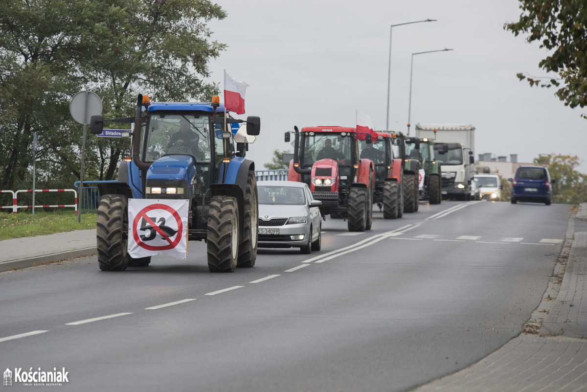 Rolnicy ponownie protestują na drogach powiatu [ZDJĘCIA]