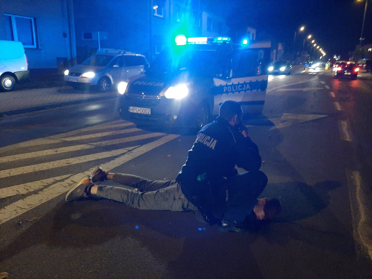 Policyjny pościg ulicami Kościana [ZDJĘCIA]  -aktualizacja