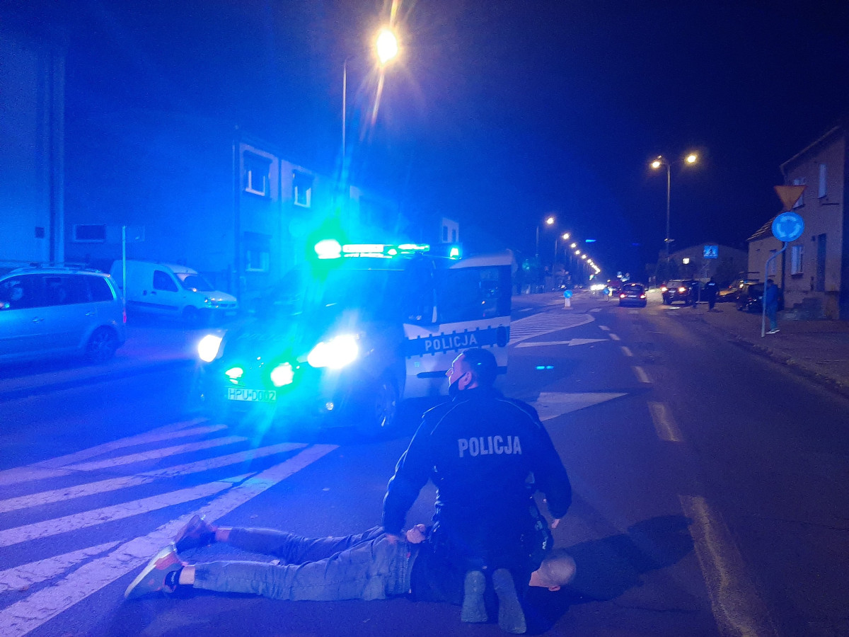 Policyjny pościg ulicami Kościana [ZDJĘCIA]  -aktualizacja