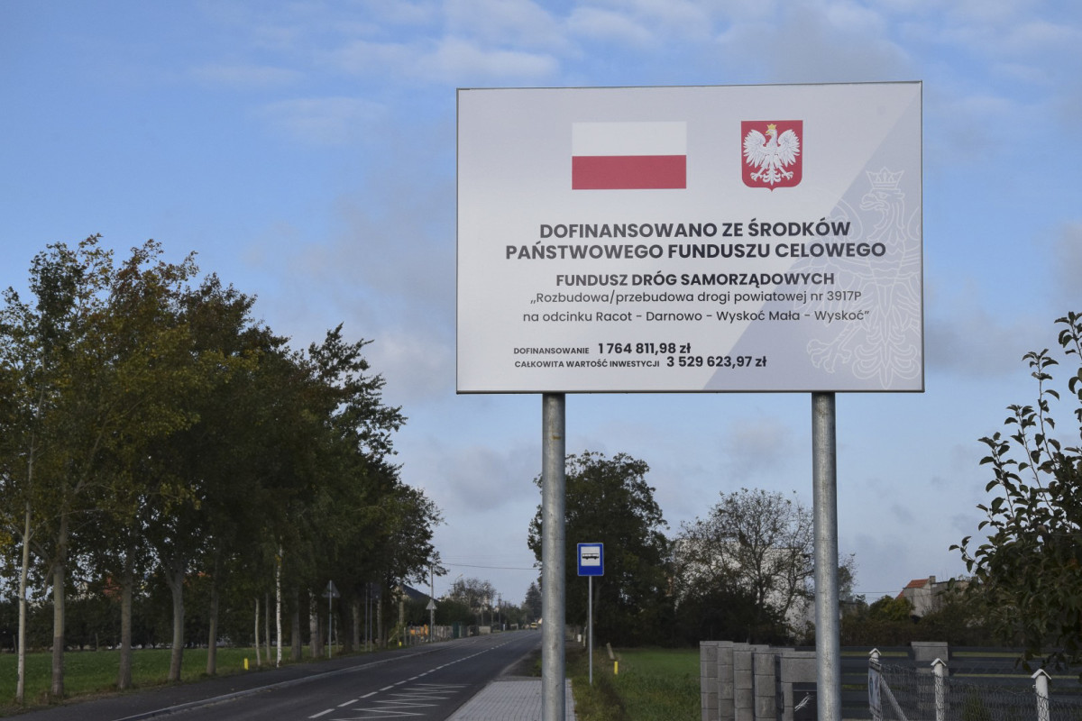 Droga z Racotu do Wyskoci gotowa [ZDJĘCIA]