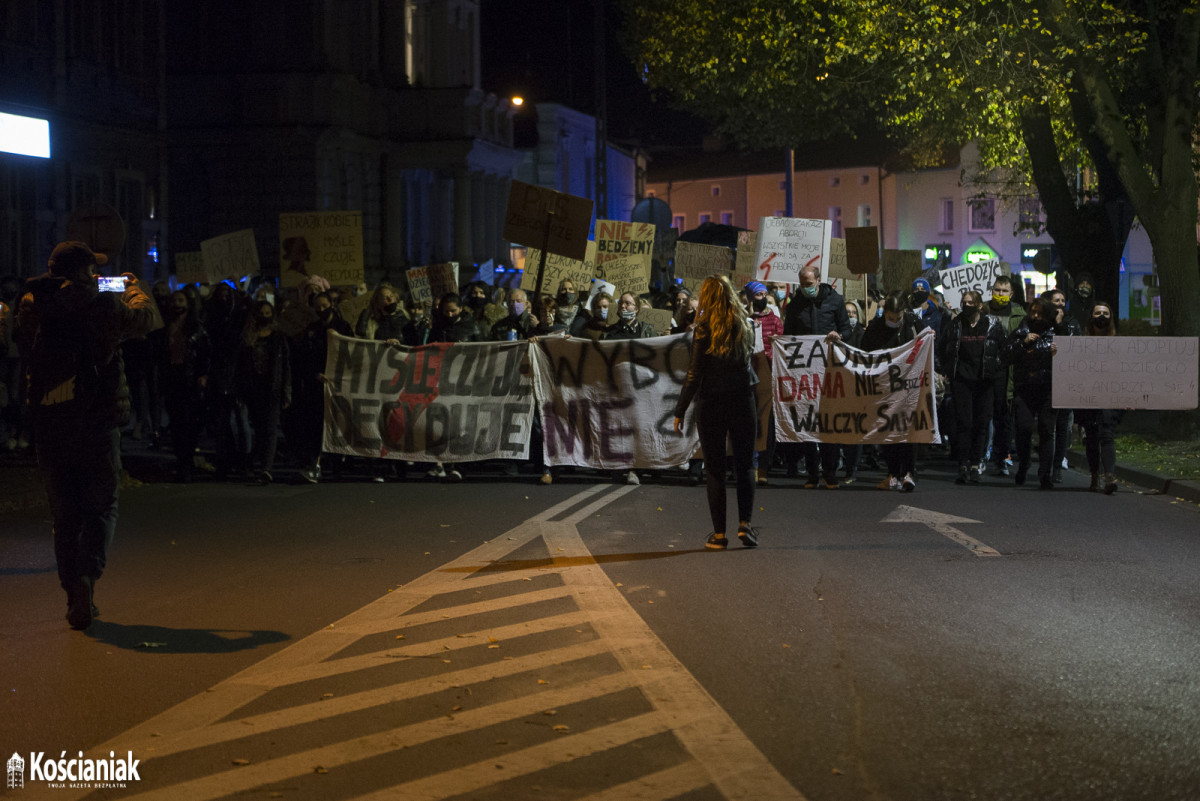 Trzeci dzień strajku w Kościanie. Nie obyło się bez incydentu [ZDJĘCIA]