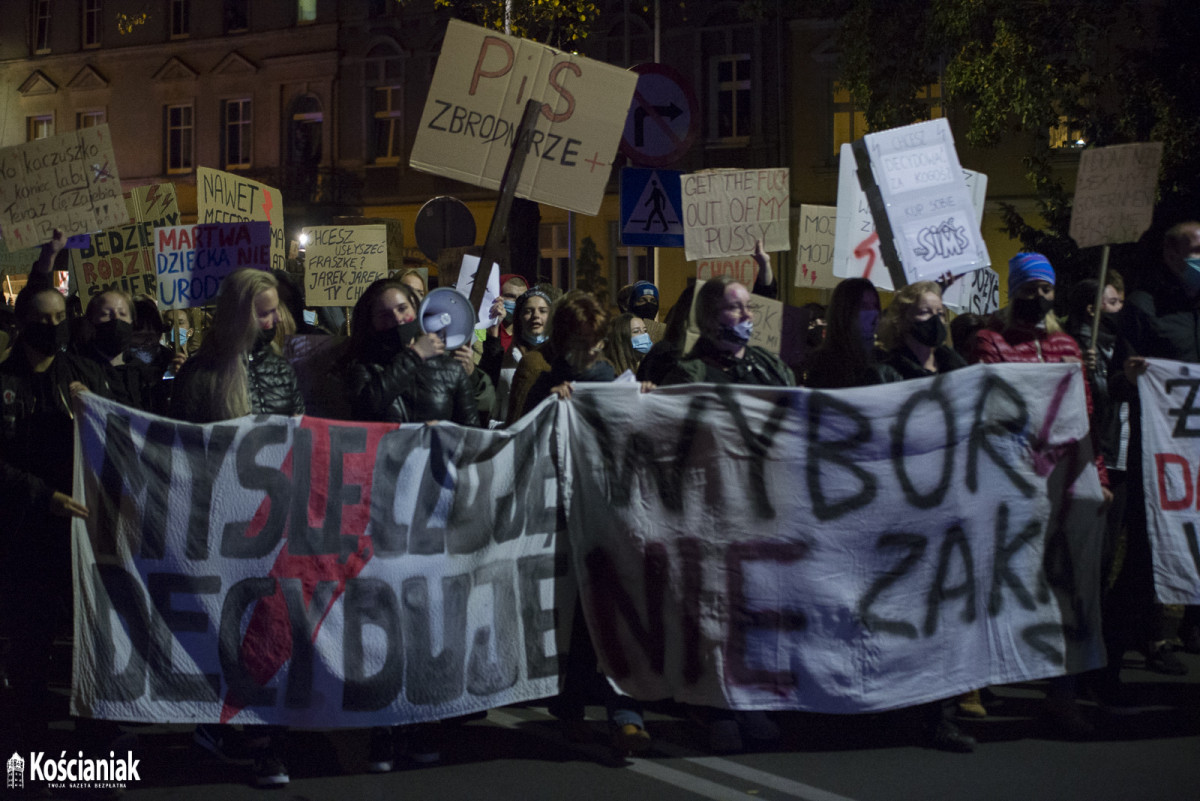 Trzeci dzień strajku w Kościanie. Nie obyło się bez incydentu [ZDJĘCIA]