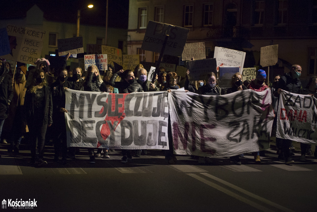 Trzeci dzień strajku w Kościanie. Nie obyło się bez incydentu [ZDJĘCIA]