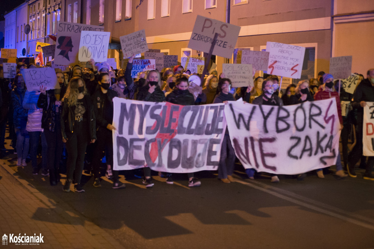 Trzeci dzień strajku w Kościanie. Nie obyło się bez incydentu [ZDJĘCIA]