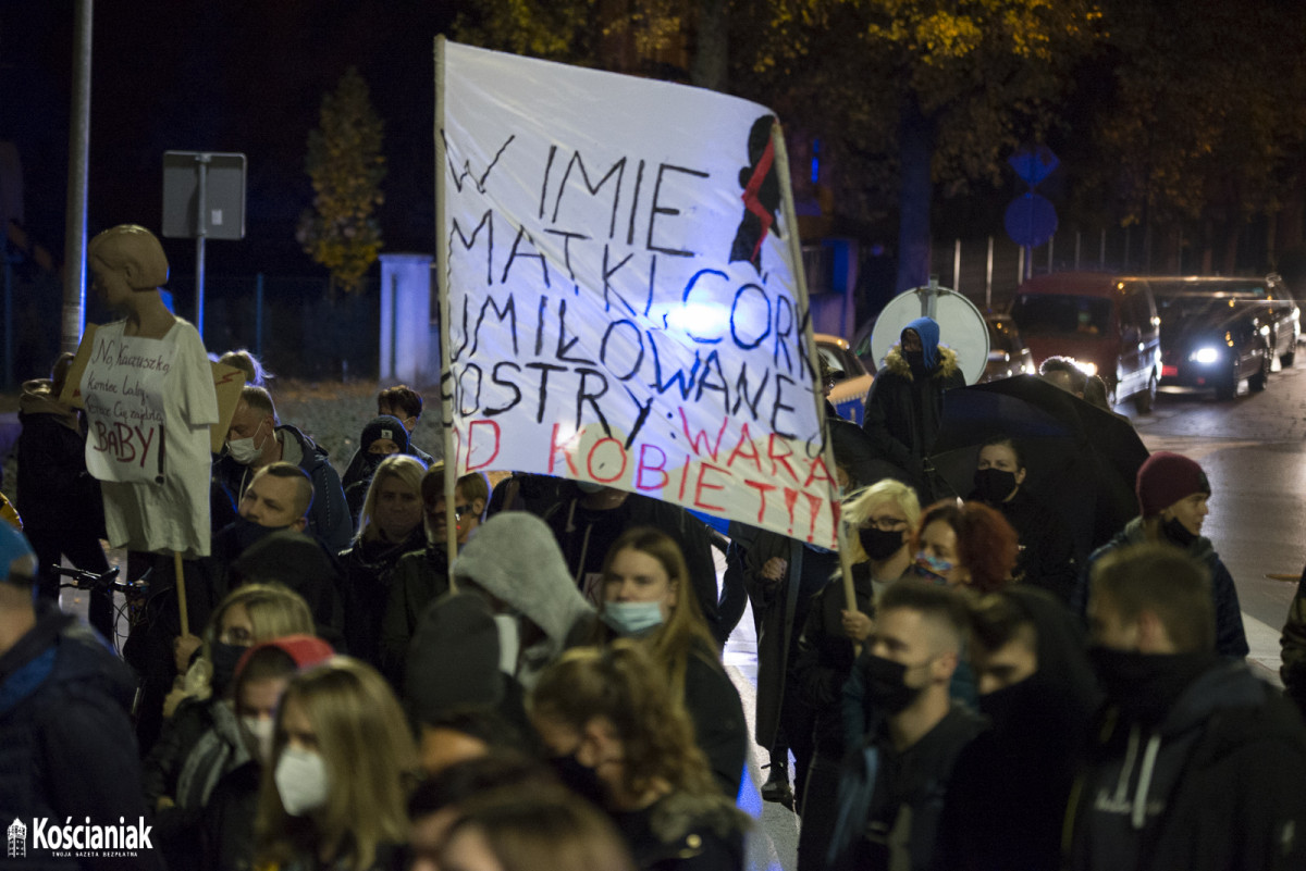 Trzeci dzień strajku w Kościanie. Nie obyło się bez incydentu [ZDJĘCIA]