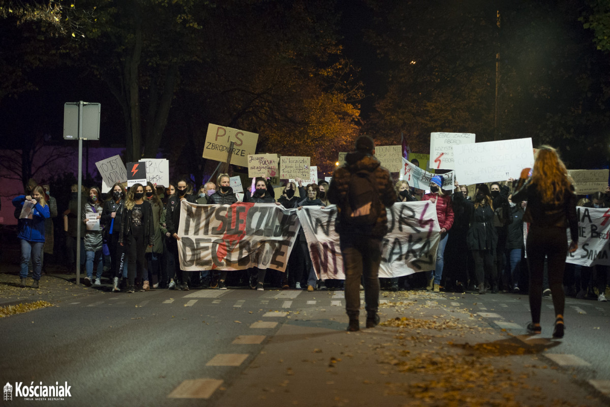 Trzeci dzień strajku w Kościanie. Nie obyło się bez incydentu [ZDJĘCIA]