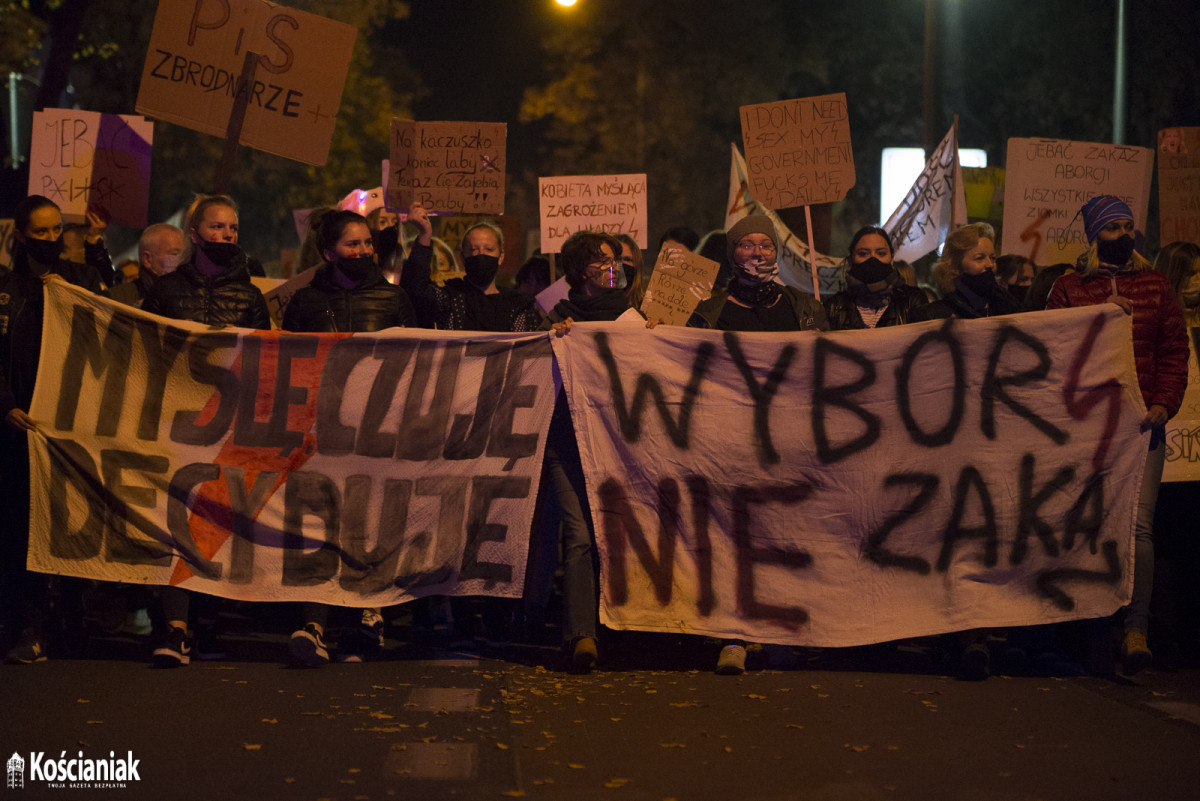 Trzeci dzień strajku w Kościanie. Nie obyło się bez incydentu [ZDJĘCIA]