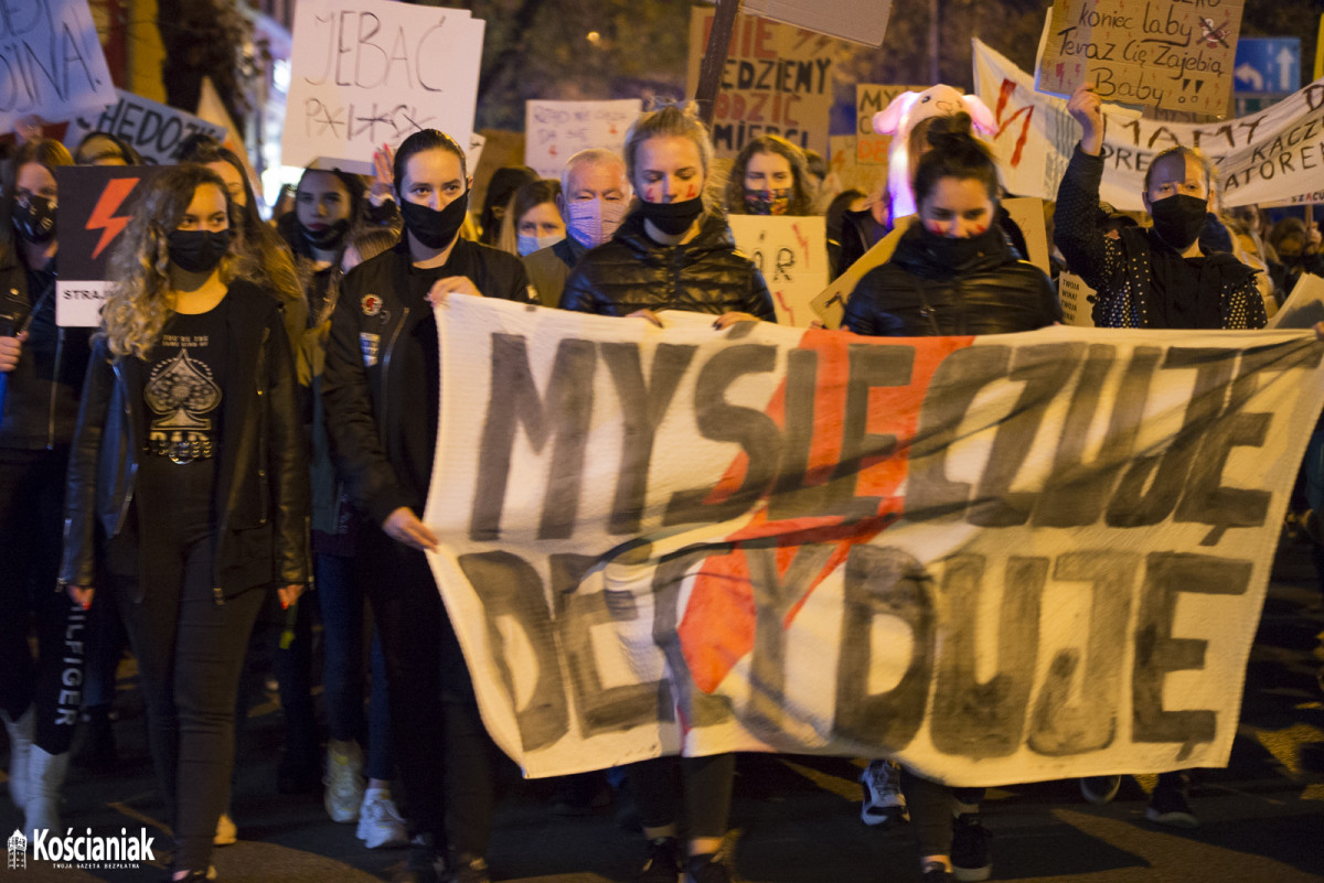 Trzeci dzień strajku w Kościanie. Nie obyło się bez incydentu [ZDJĘCIA]