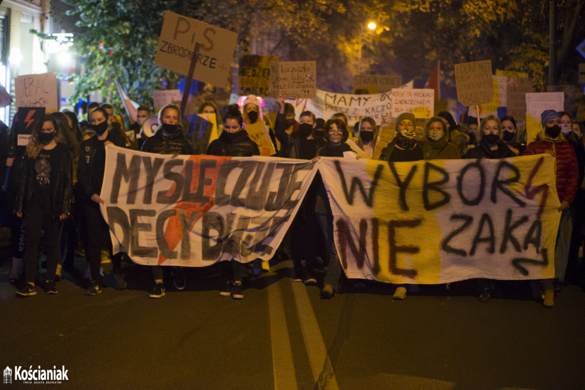 Trzeci dzień strajku w Kościanie. Nie obyło się bez incydentu [ZDJĘCIA]