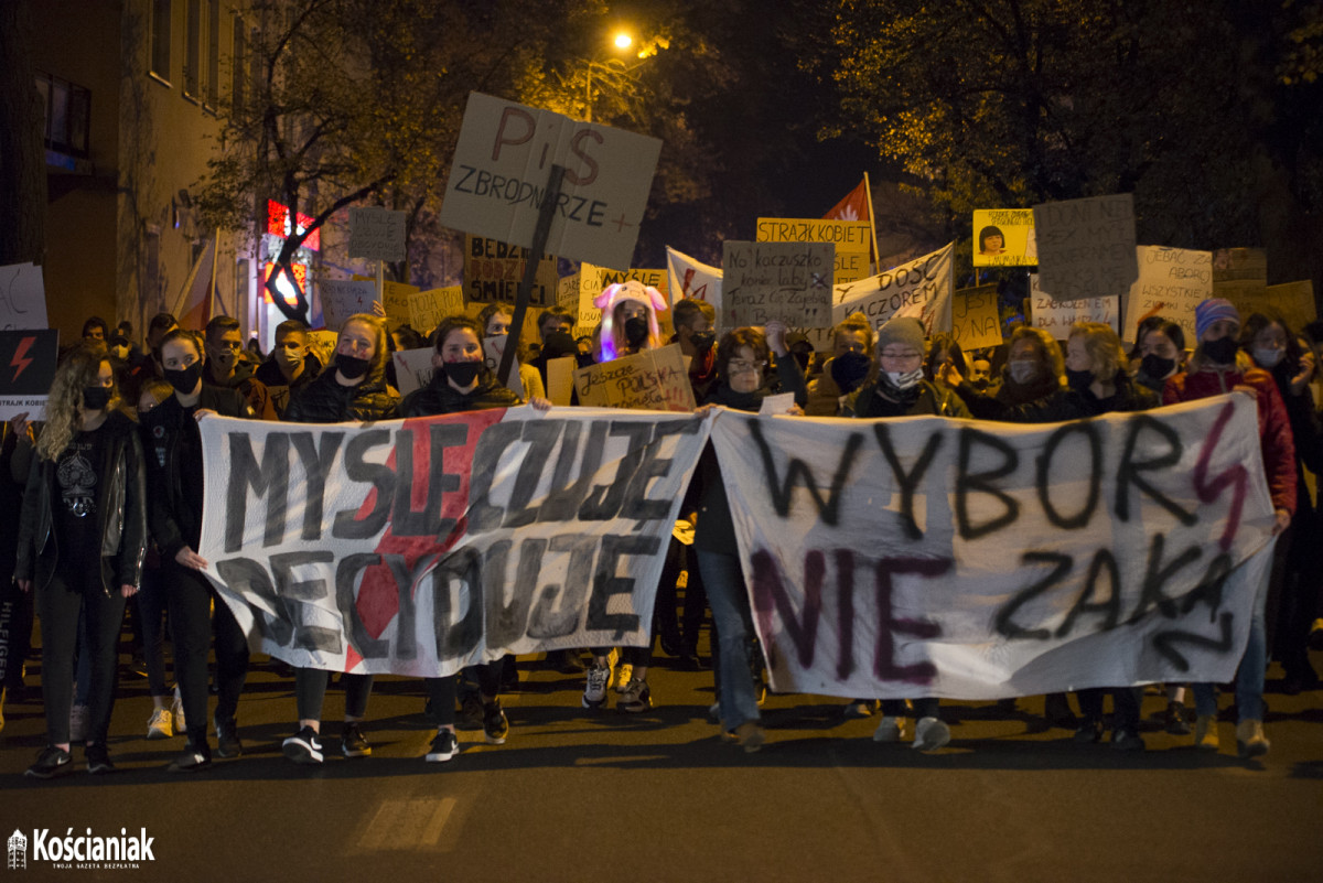 Trzeci dzień strajku w Kościanie. Nie obyło się bez incydentu [ZDJĘCIA]