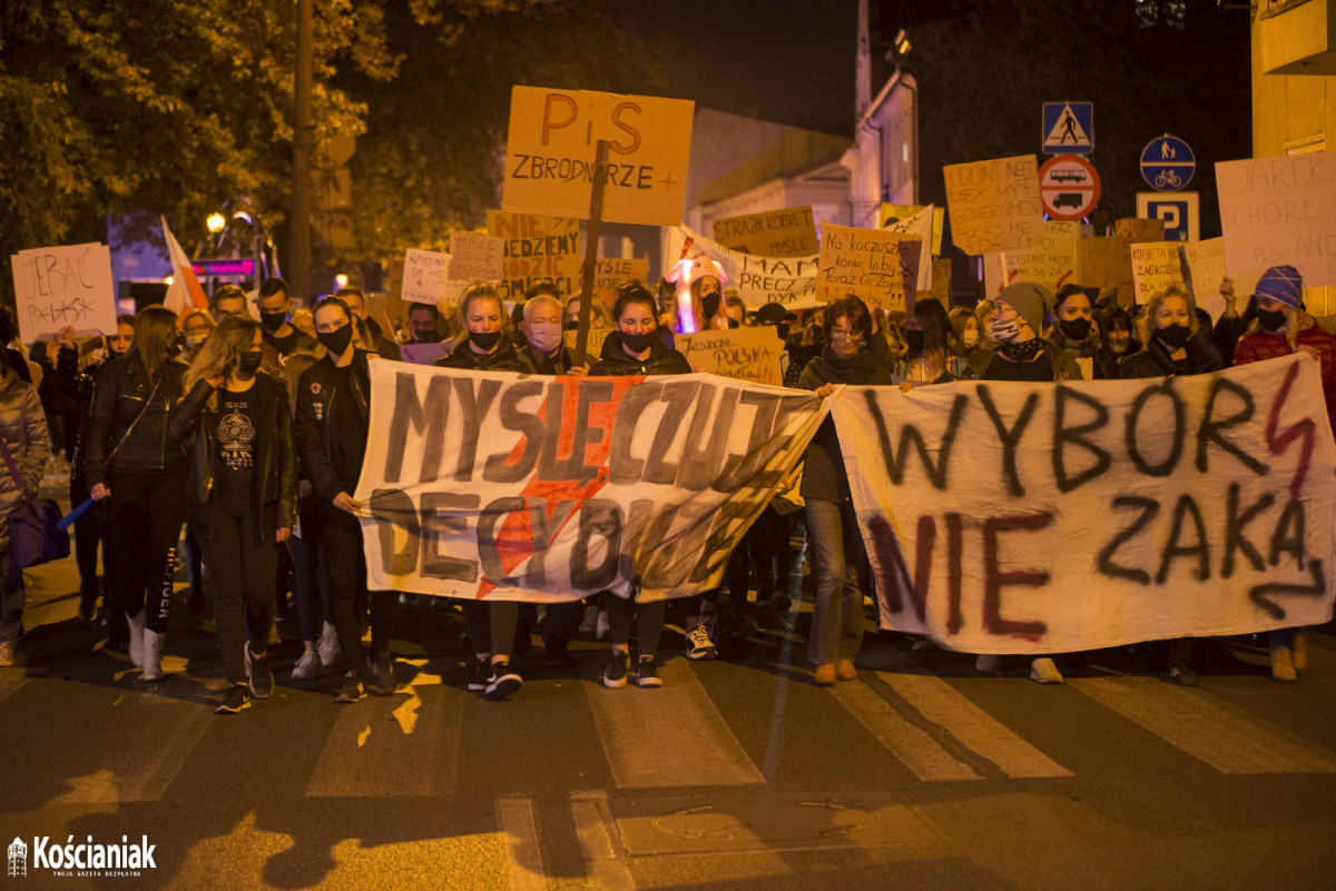 Trzeci dzień strajku w Kościanie. Nie obyło się bez incydentu [ZDJĘCIA]
