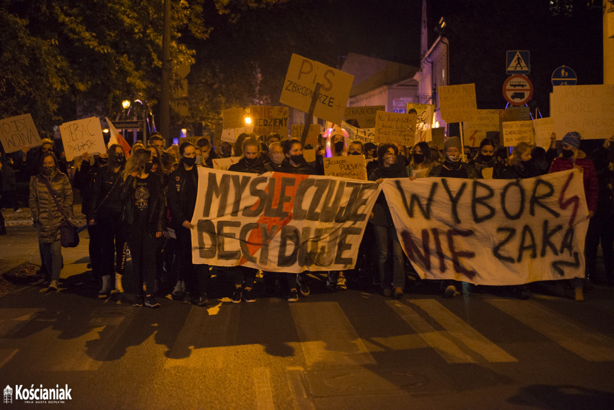 Trzeci dzień strajku w Kościanie. Nie obyło się bez incydentu [ZDJĘCIA]