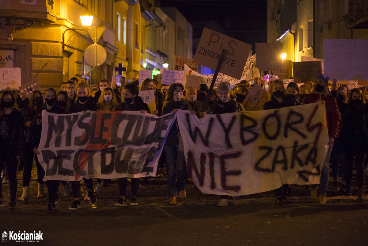 Trzeci dzień strajku w Kościanie. Nie obyło się bez incydentu [ZDJĘCIA]
