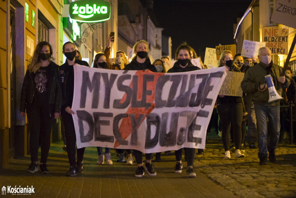Trzeci dzień strajku w Kościanie. Nie obyło się bez incydentu [ZDJĘCIA]