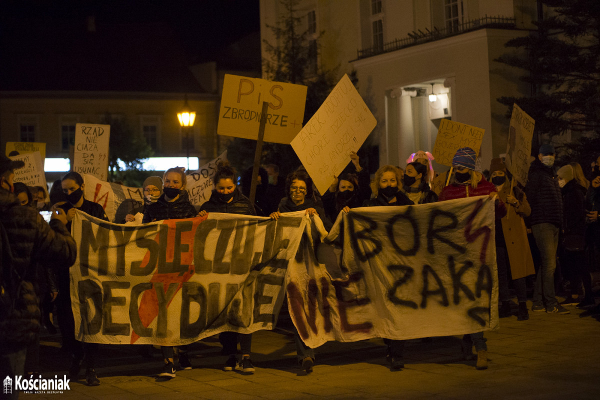 Trzeci dzień strajku w Kościanie. Nie obyło się bez incydentu [ZDJĘCIA]