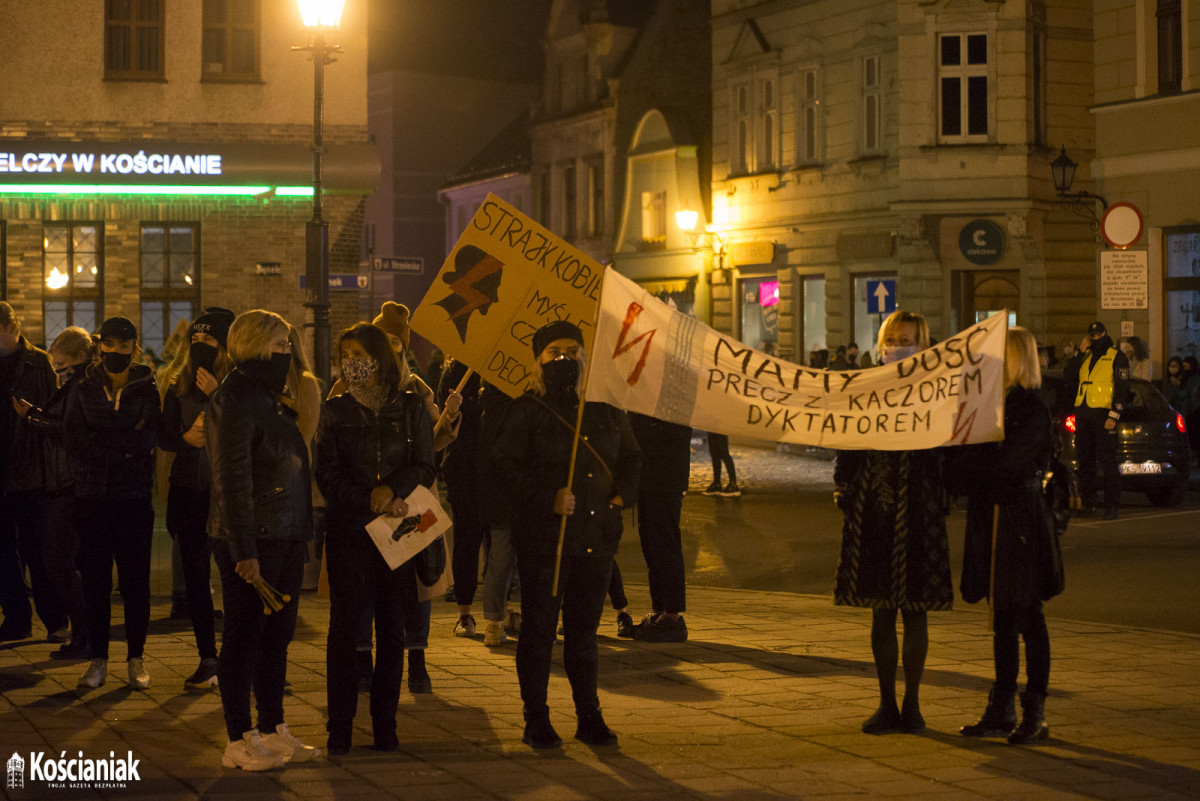 Trzeci dzień strajku w Kościanie. Nie obyło się bez incydentu [ZDJĘCIA]
