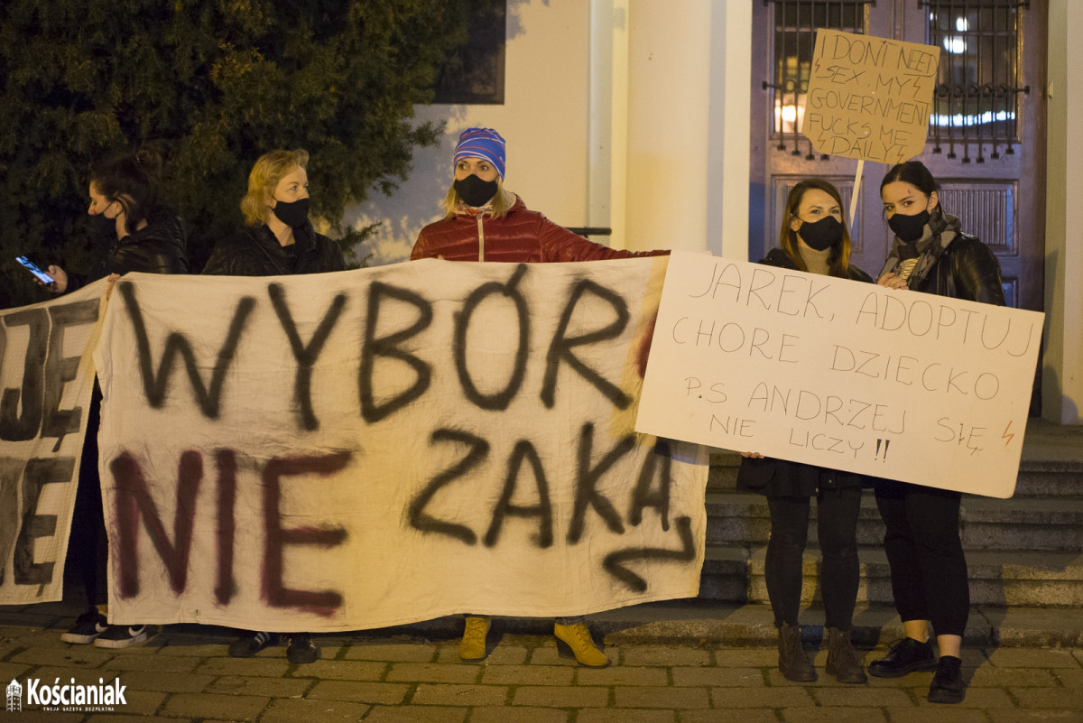 Trzeci dzień strajku w Kościanie. Nie obyło się bez incydentu [ZDJĘCIA]