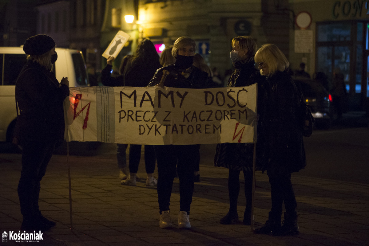 Trzeci dzień strajku w Kościanie. Nie obyło się bez incydentu [ZDJĘCIA]
