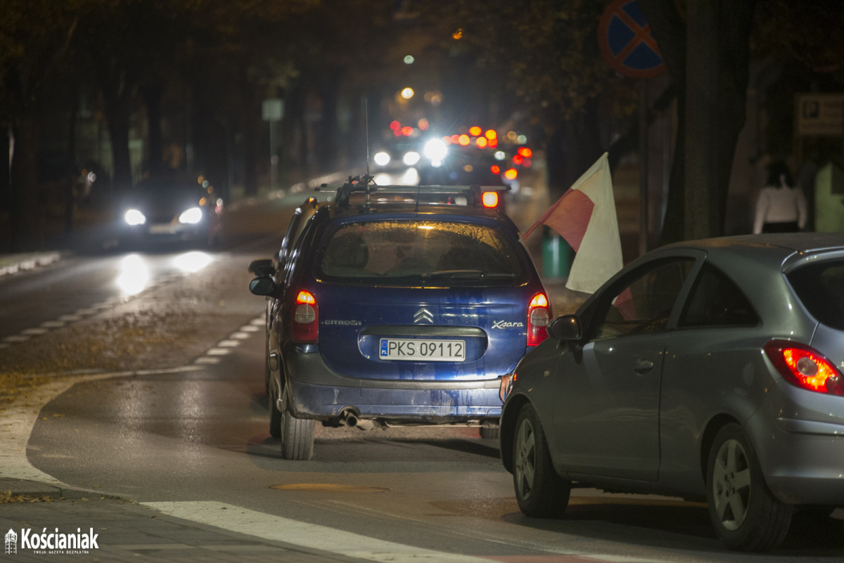 Samochodowy Strajk Kobiet w Kościanie [ZDJĘCIA]