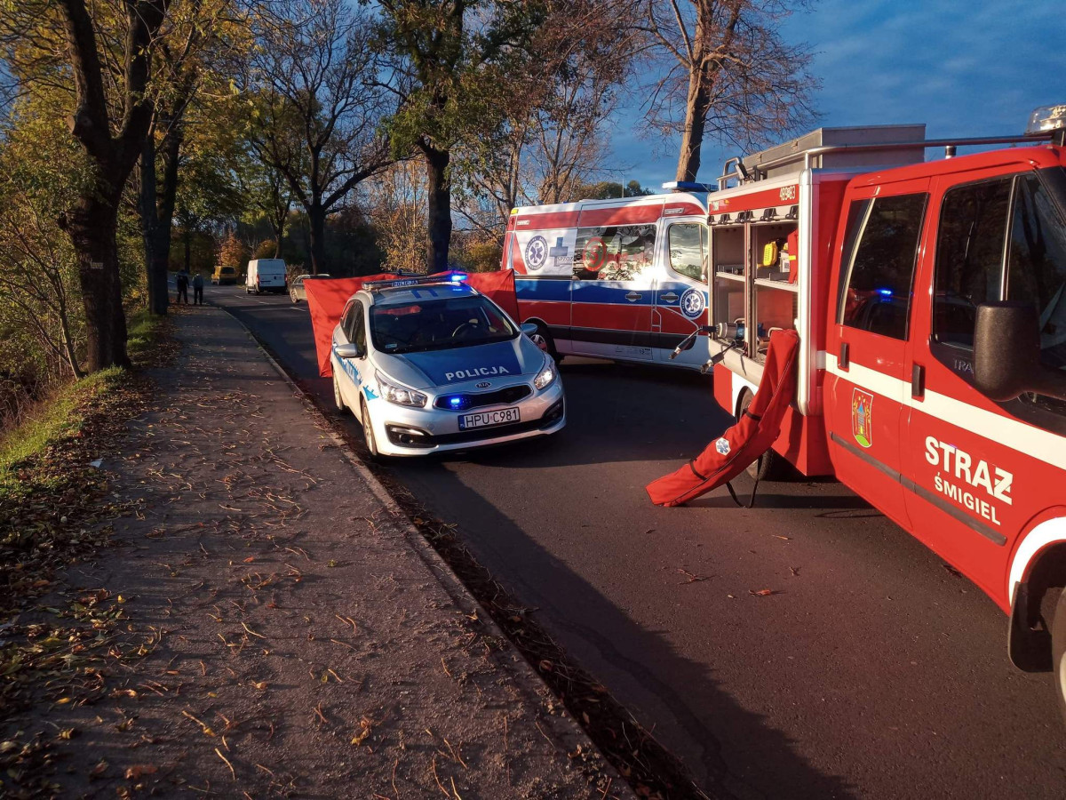 Wypadek w Starym Bojanowie. Nie żyje kierowca