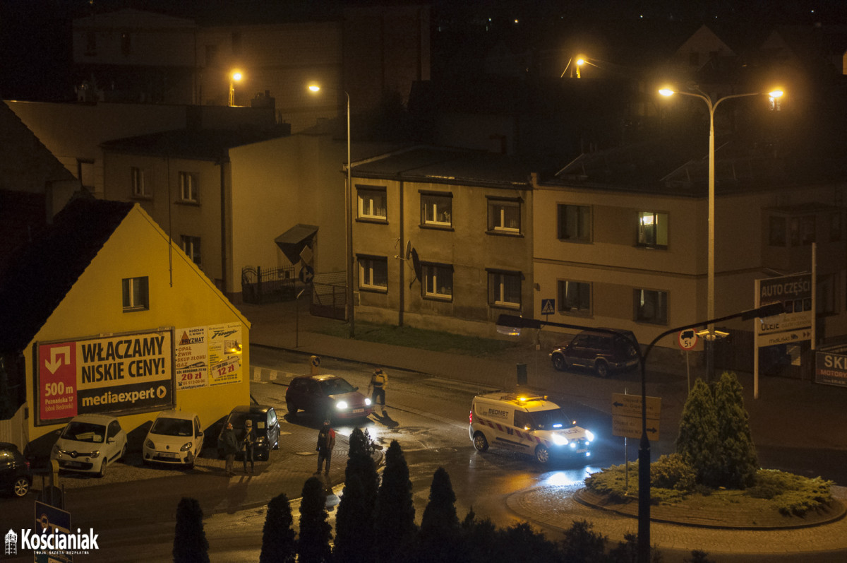 Nocny przejazd ogromnych silosów przez Kościan [ZDJĘCIA]