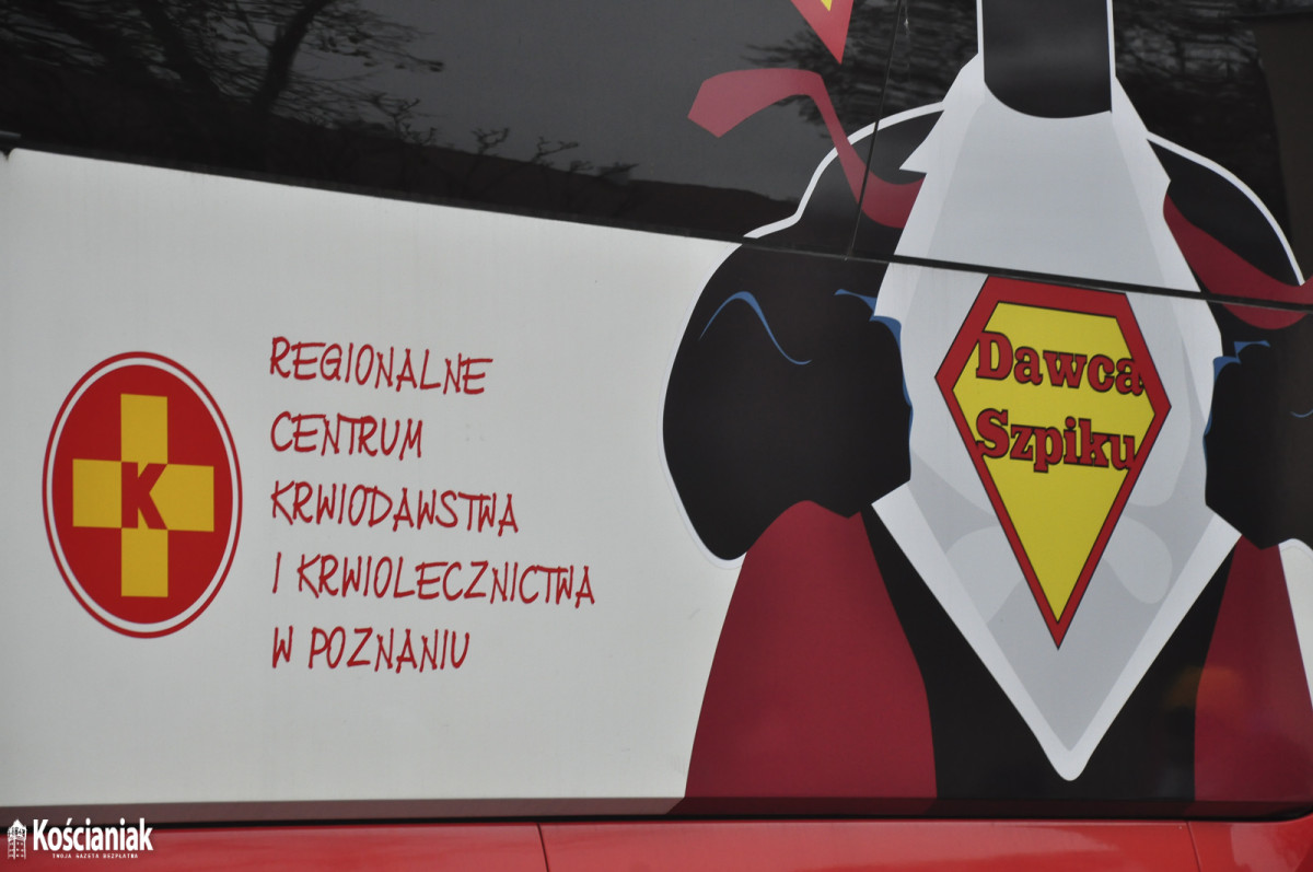 Zbiórka krwi pod strażnicą w Kościanie [ZDJĘCIA]