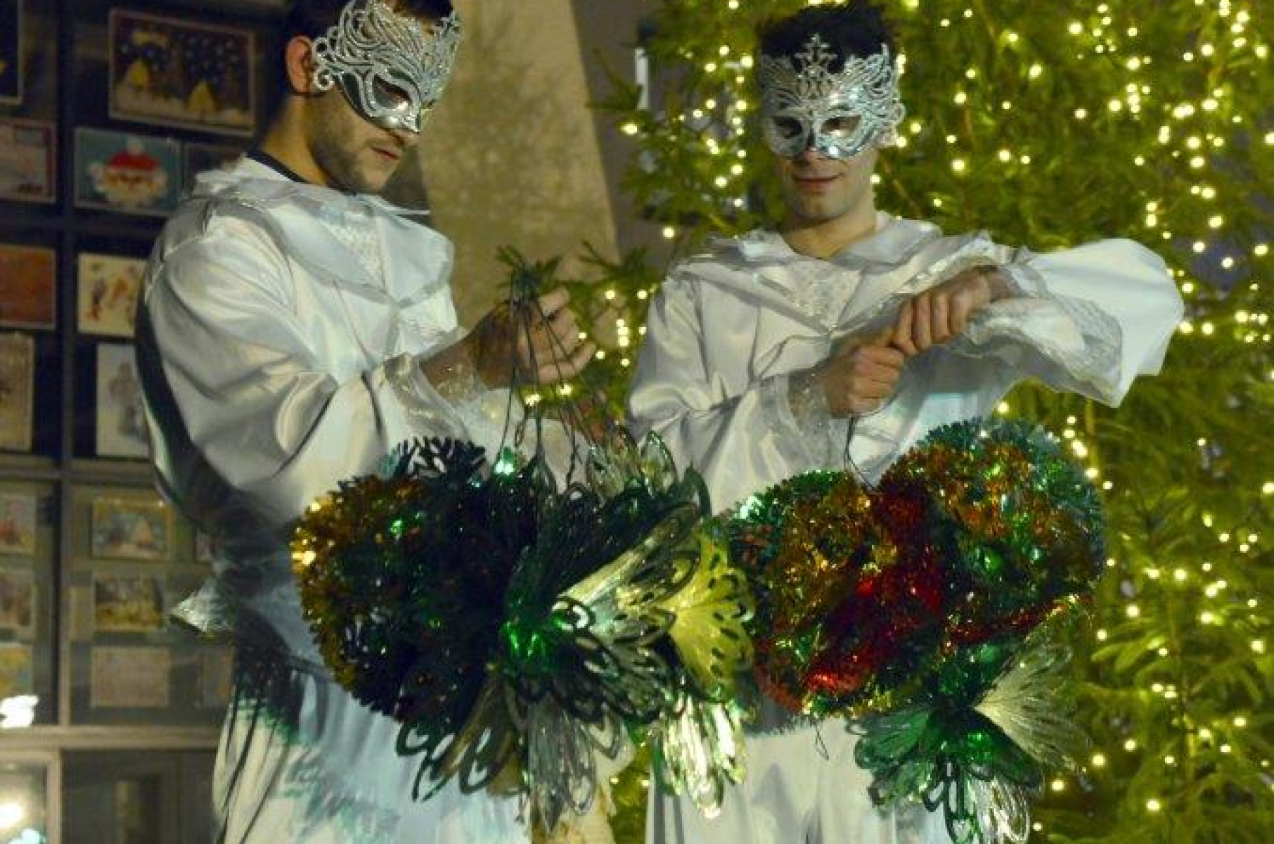 Widowisko z choinką i tancerzami [ZDJĘCIA]