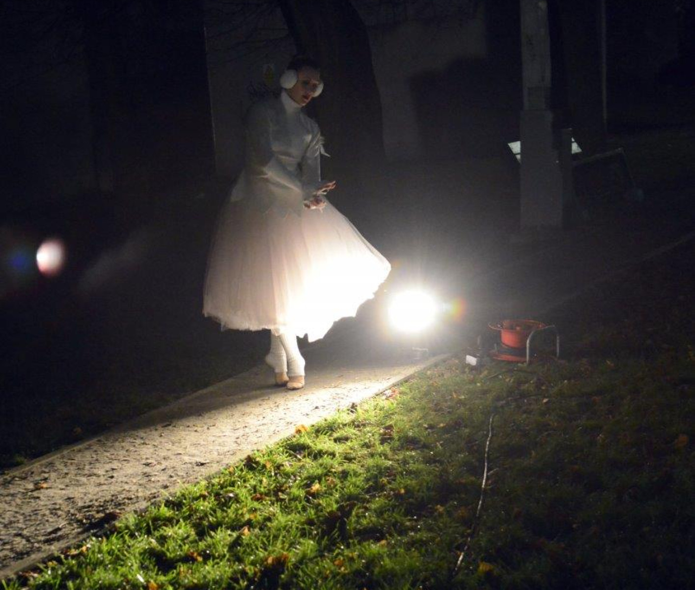 Widowisko z choinką i tancerzami [ZDJĘCIA]