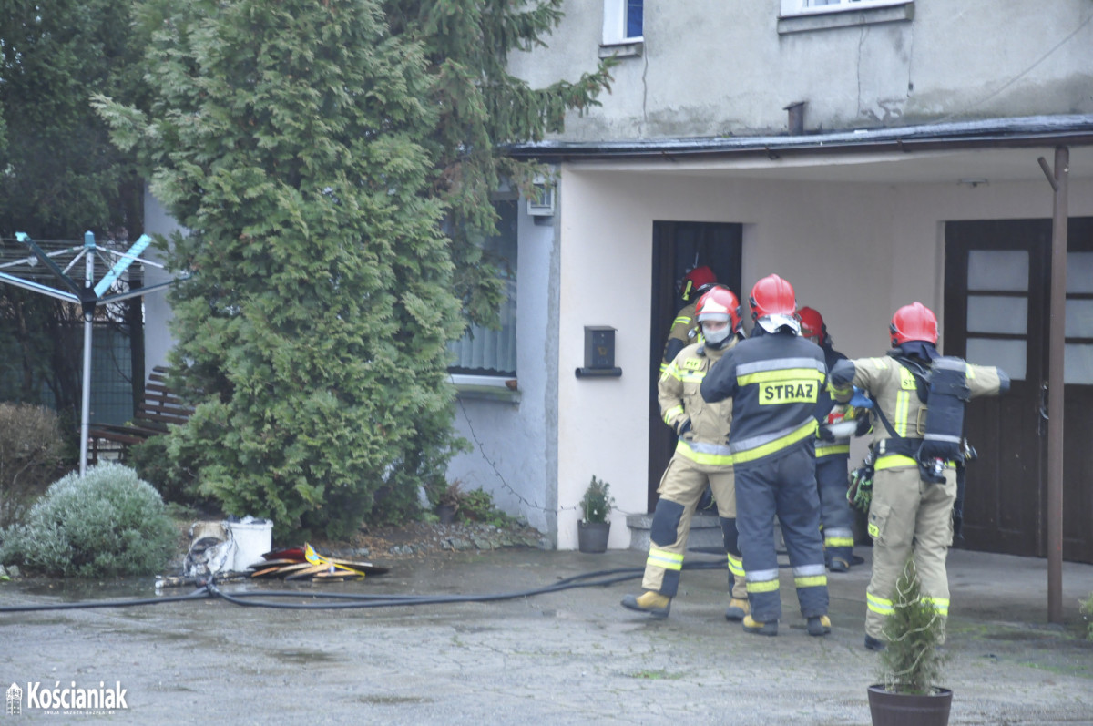 Pożar w mieszkaniu na Sierakowskiego w Kościanie