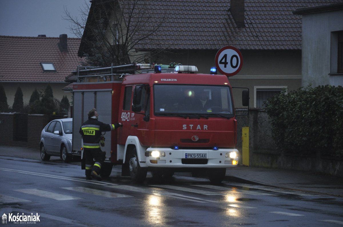 Pożar w mieszkaniu na Sierakowskiego w Kościanie