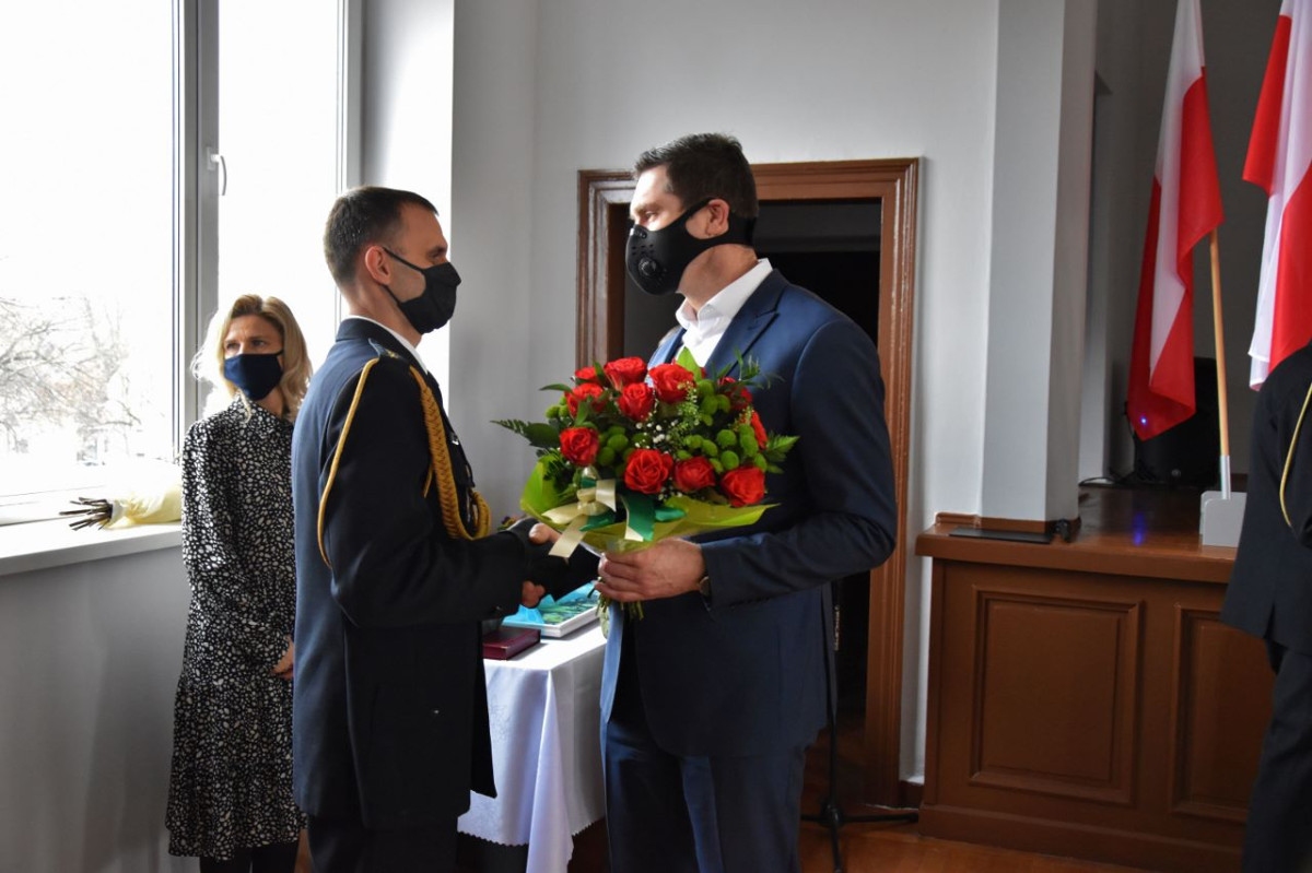 Szymon Klemenski nowym komendantem straży pożarnej [ZDJĘCIA]