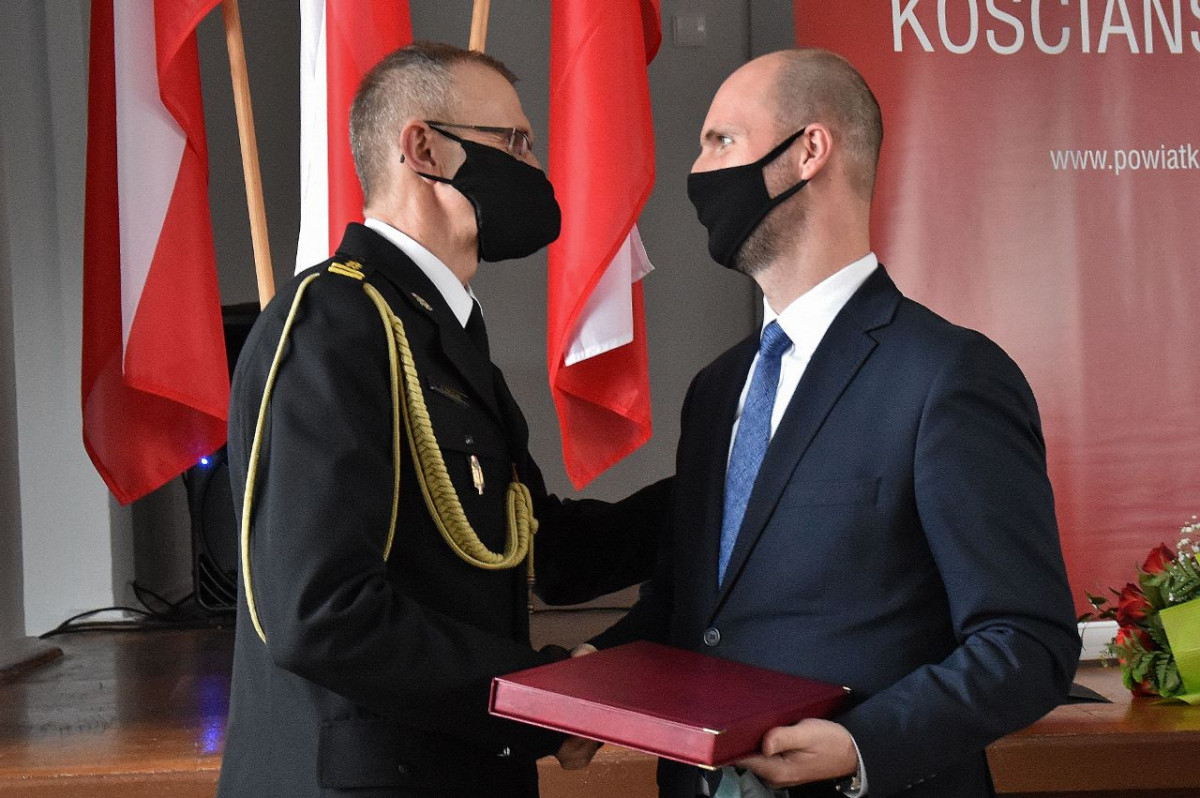 Szymon Klemenski nowym komendantem straży pożarnej [ZDJĘCIA]
