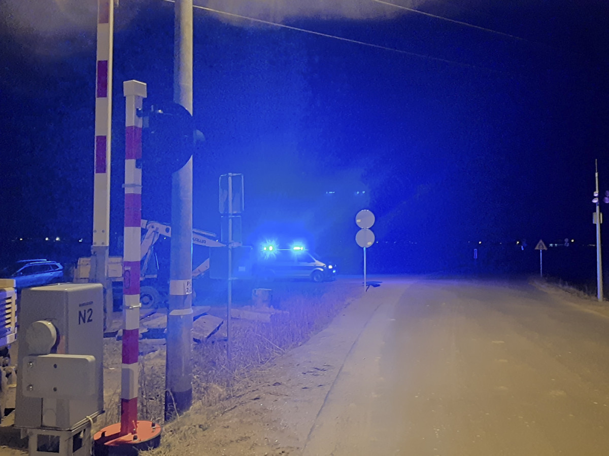 Śmiertelne potrącenie na linii kolejowej E59 [ZDJĘCIA]
