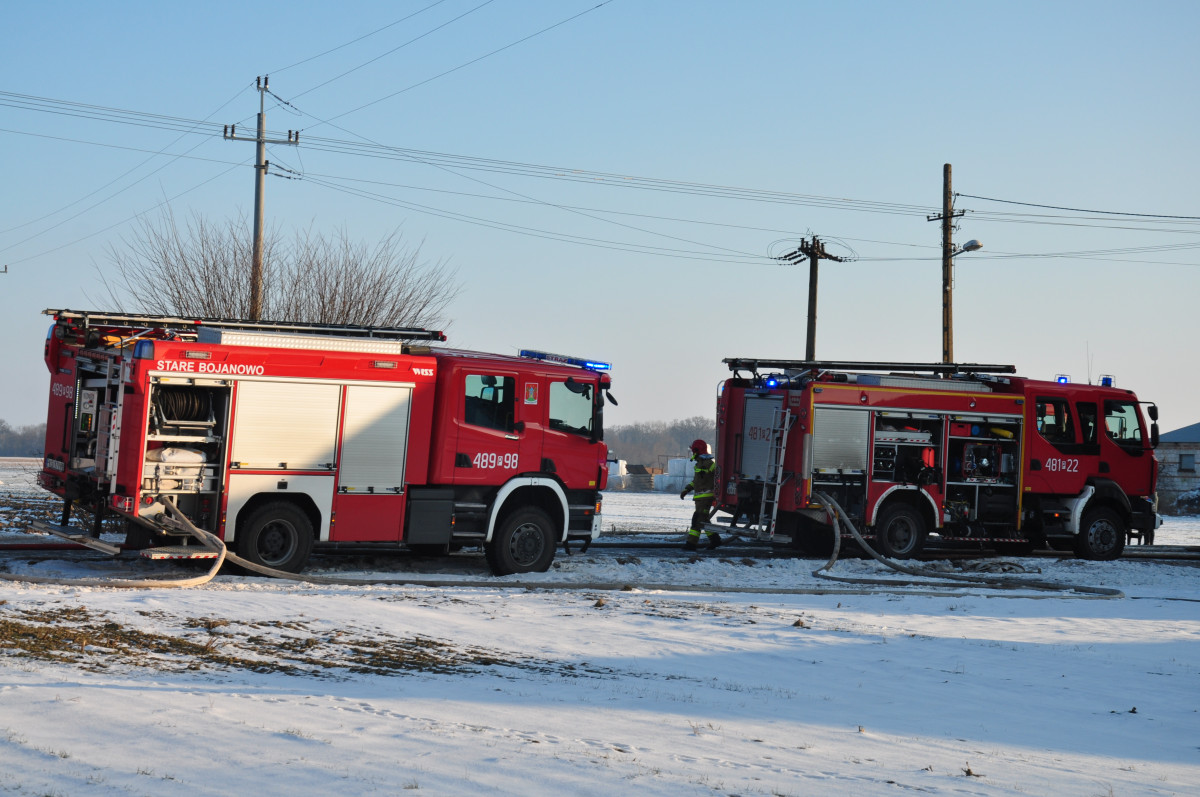 Pożar domu w Starej Przysiece Pierwszej [ZDJĘCIA]