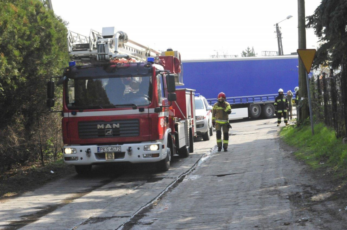 Pożar domu w Czempiniu [ZDJĘCIA]